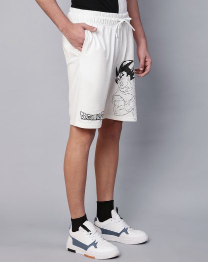 Dragon Ball Z Printed Regular Fit Shorts For Men - Image 2