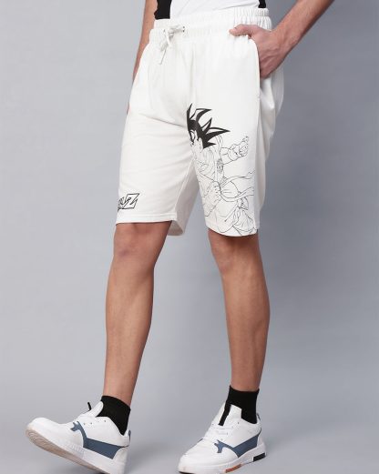 Dragon Ball Z Printed Regular Fit Shorts For Men - Image 3