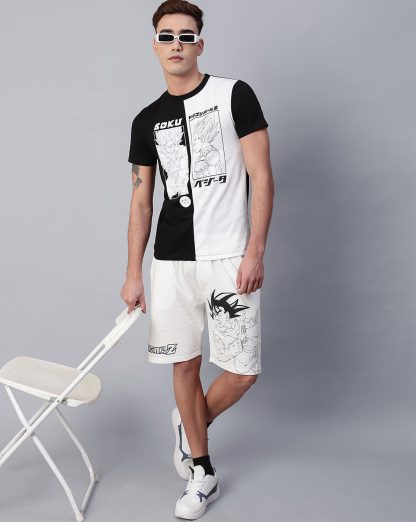 Dragon Ball Z Printed Regular Fit Shorts For Men - Image 5