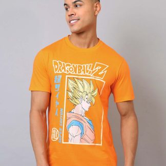 Dragon Ball Z Printed Regular Fit Tshirt For Men