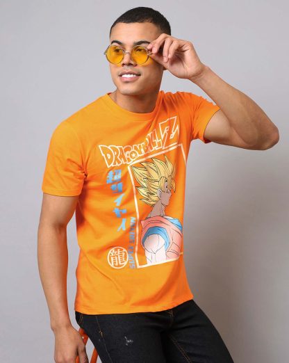 Dragon Ball Z Printed Regular Fit Tshirt For Men - Image 2