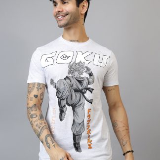 Dragon Ball Z Printed Regular Fit Tshirt For Men