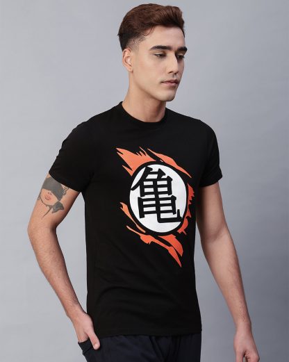 Dragon Ball Z Printed Regular Fit Tshirt For Men - Image 3
