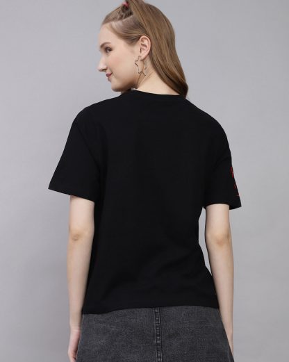 Dragon Ball Z Printed Regular Fit Tshirt For Women - Image 3