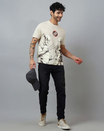 Deadpool & Wolverine Printed Relaxed Fit Tshirt For Men - Image 4