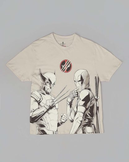 Deadpool & Wolverine Printed Relaxed Fit Tshirt For Men - Image 5