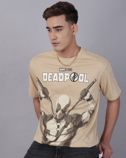 Deadpool & Wolverine Printed Oversized Fit Tshirt For Men