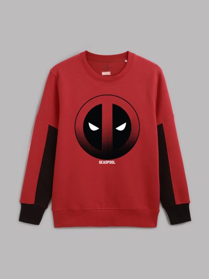 Deadpool Printed Regular Fit Sweatshirt Men - Image 6