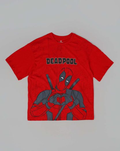 Deadpool Printed Oversized Tshirt For Men - Image 5