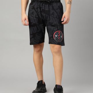 Deadpool Black Shorts Men