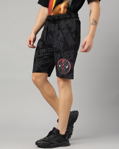 Deadpool Black Shorts Men - Image 2