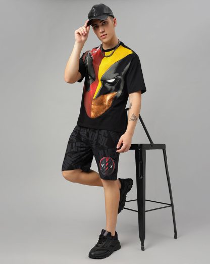 Deadpool Black Shorts Men - Image 4