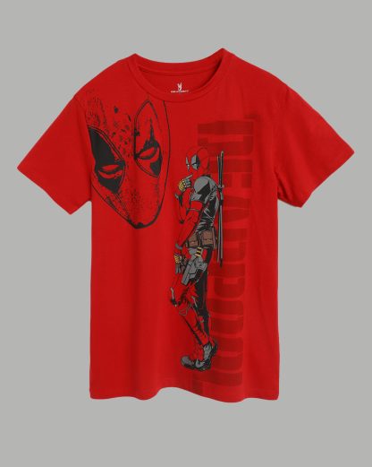 Deadpool Red Tshirt For Men - Image 6