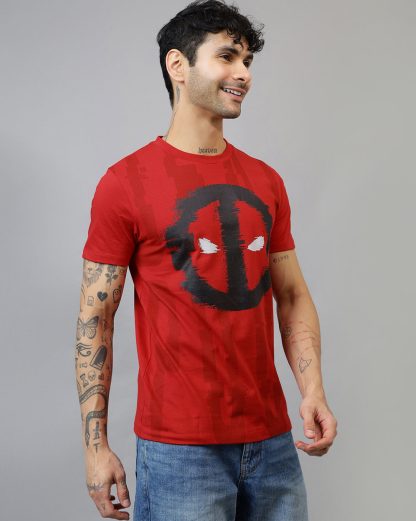 Deadpool Printed Regular Fit Tshirt For Men - Image 2