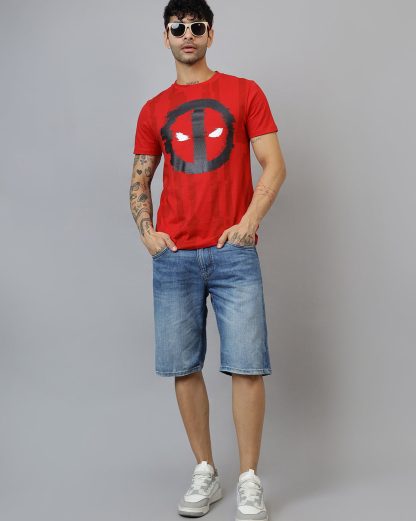Deadpool Printed Regular Fit Tshirt For Men - Image 4
