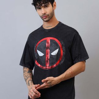 Deadpool Printed Oversized Fit Tshirt For Men