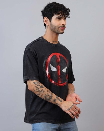 Deadpool Printed Oversized Fit Tshirt For Men - Image 2