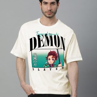 Demon Slayer Tanjiro Kamado Oversized Tshirt Men