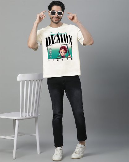 Demon Slayer Tanjiro Kamado Oversized Tshirt Men - Image 5