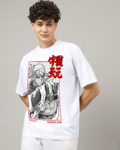 Demon Slayer Tengen Uzui Oversized Tshirt Men