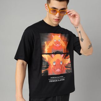 Demon Slayer Inosuke Hashibira Oversized Tshirt Men