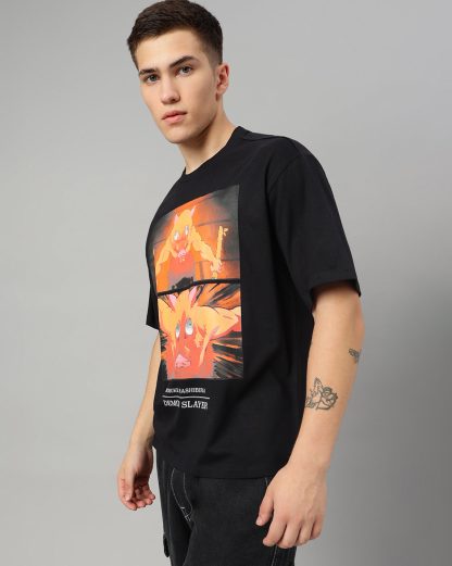 Demon Slayer Inosuke Hashibira Oversized Tshirt Men - Image 3