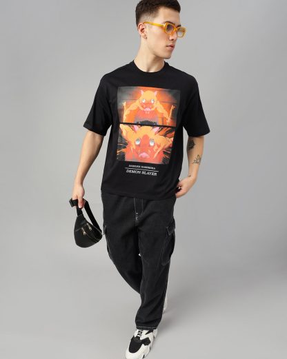 Demon Slayer Inosuke Hashibira Oversized Tshirt Men - Image 5