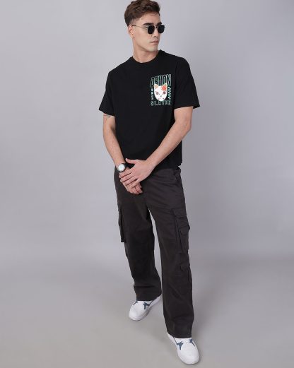 Demon Slayer Printed Oversized Tshirt For Men - Image 5
