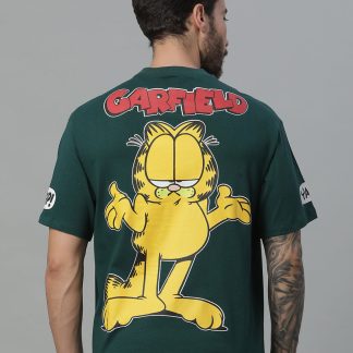 Garfield Green Oversized Tshirt Men