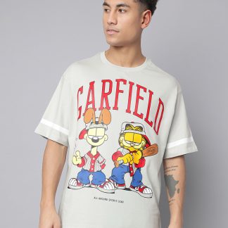 Garfield Grey Oversized Tshirt Men
