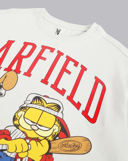 Garfield Grey Oversized Tshirt Men - Image 2