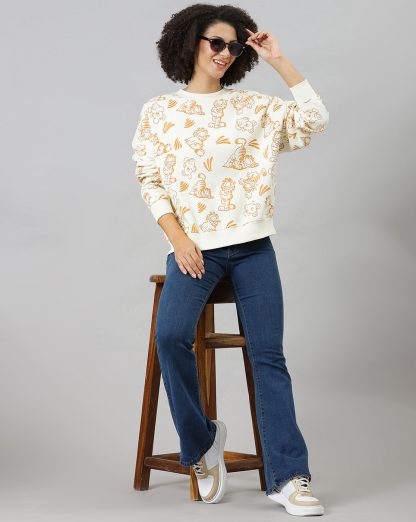 Garfield Oversized Sweatshirt Women - Image 4