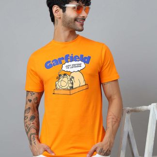 Garfield Printed Regular Fit Tshirt For Men