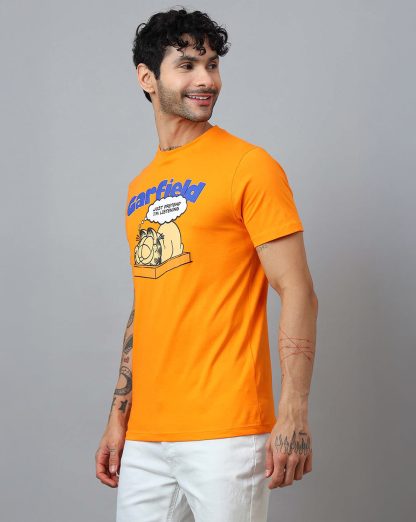 Garfield Printed Regular Fit Tshirt For Men - Image 2