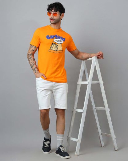 Garfield Printed Regular Fit Tshirt For Men - Image 4
