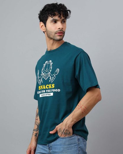 Garfield Printed Oversized Tshirt For Men - Image 3