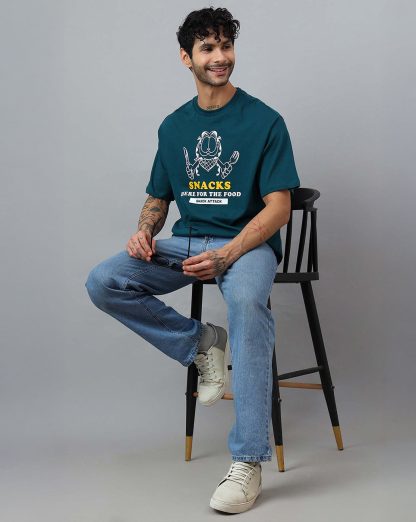 Garfield Printed Oversized Tshirt For Men - Image 4