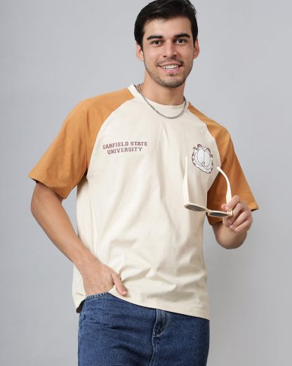 Garfield Printed Oversized Tshirt For Men - Image 2