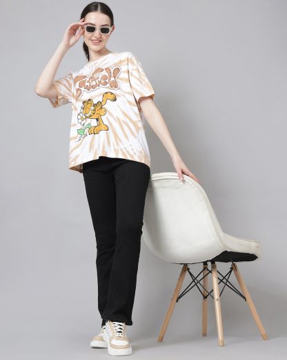 Garfield Printed Oversize Tshirt For Women - Image 4