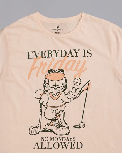 Garfield Printed Oversized Tshirt For Women - Image 2