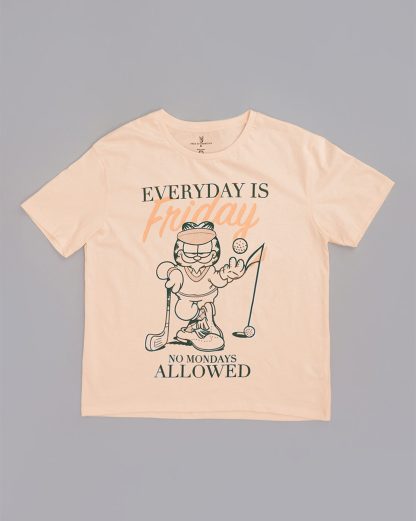 Garfield Printed Oversized Tshirt For Women - Image 5