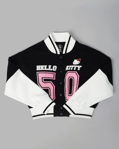 Hello Kitty Oversized Varsity Jacket Women - Image 5