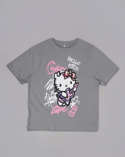 Hello Kitty Regular Fit Tshirt For Women - Image 5