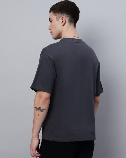 House Of The Dragon Grey Oversized Tshirt Men - Image 3