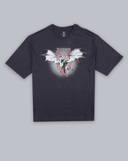 House Of The Dragon Grey Oversized Tshirt Men - Image 5