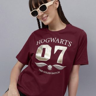 Harry Potter Printed Regular Fit Tshirt For Women