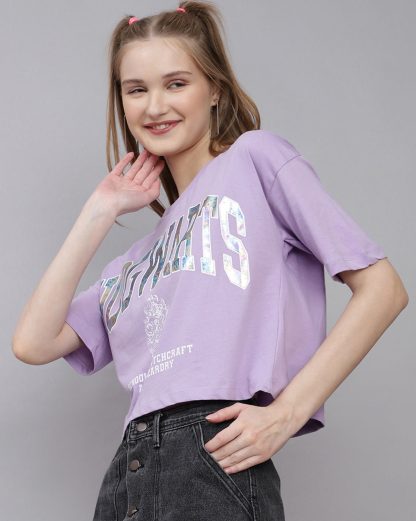 Harry Potter Printed Boxy Fit Tshirt For Women - Image 2