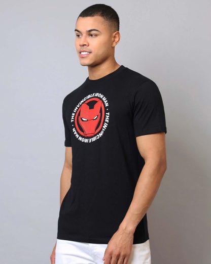 Iron Man Printed Regular Fit Tshirt For Men - Image 2