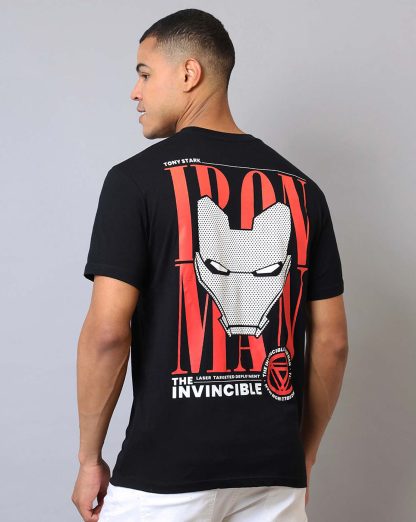 Iron Man Printed Regular Fit Tshirt For Men - Image 3