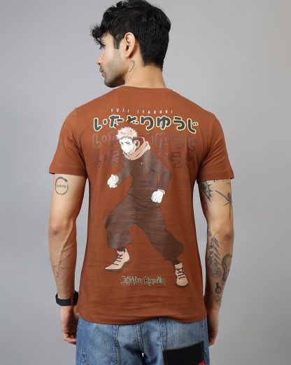 Jujutsu Kaisen Yuji Itadori Regular Fit Tshirt Men